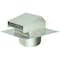 Deflecto Deflect-O 4 in. D Aluminum Roof Cap With Tailpipe DARC4T/2 - alternate 3